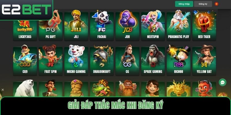 Giải đáp thắc mắc khi đăng ký