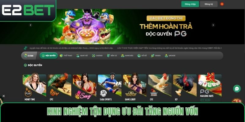 Kinh nghiệm tận dụng ưu đãi tăng nguồn vốn